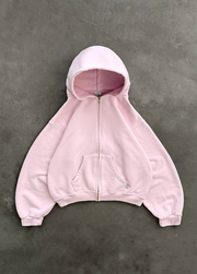 AKIMBO ZIP-UP HOODIE - LILAC