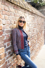 Diana Jacket - Peacoat Castillo Medallion