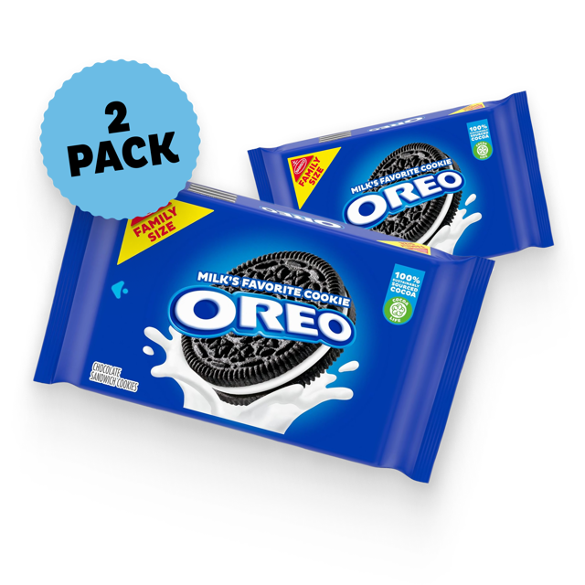 OREO Chocolate Sandwich Cookies, Family Size, 18.12 oz