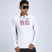 Men's Ltd Run Thermal Hoodie - USA Flag