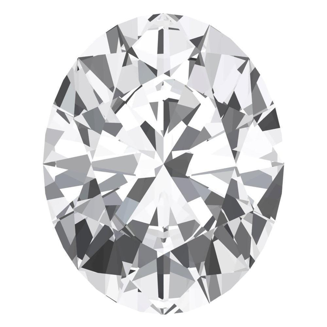 Oval Chatham Lab-Grown White Sapphire Gems
