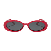 westwood - ruby red + grey polarized sunglasses