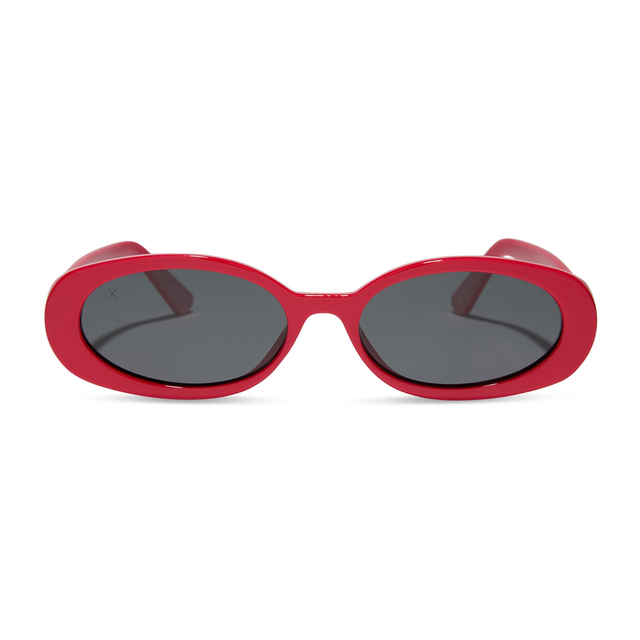 westwood - ruby red + grey polarized sunglasses
