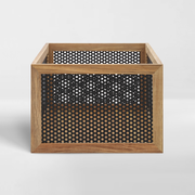Perforated Acacia Baskets