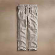 Relaxed Linen Pant - Salt Pigment