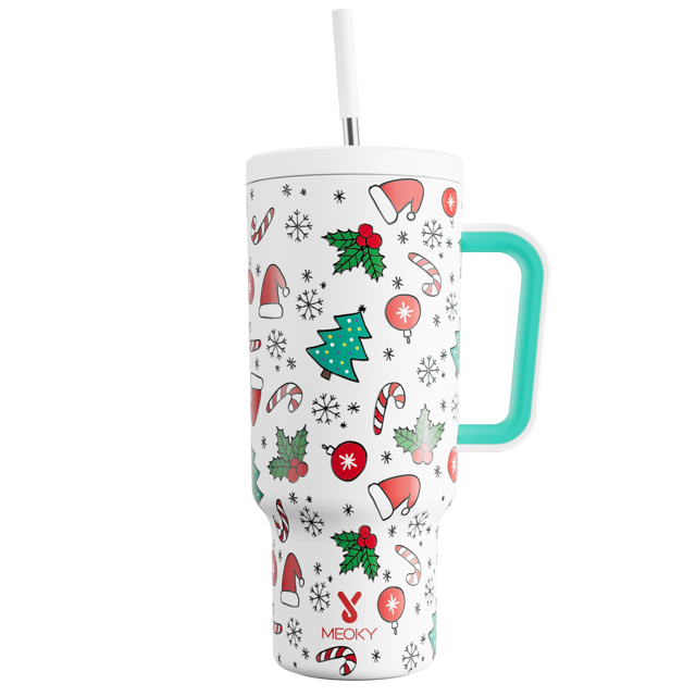 40oz Tumbler With Straw Christmas Collection
