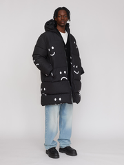 Happy Sad Longline Puffer Coat