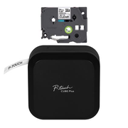  P-touch CUBE Plus TZe-M51 Label Tape Bundle