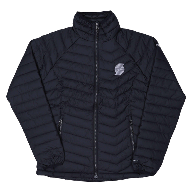 Portland Trail Blazers Columbia Black Women's Powder Lite Puffer Jacket