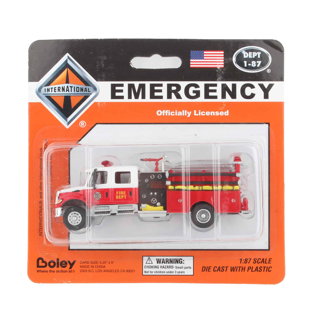 1/87 Boley International Crew Cab Pumper Fire Truck