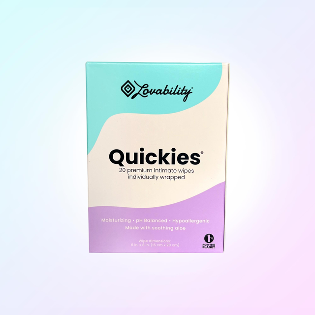 Quickies Intimate Wipes (20 Pack)