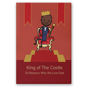 Personalized Father's Day Book - King Dad - Custom Father's Day, Birthday Gift for Dad