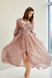 Josefina 19 | Dreamy Pleated Linen Dress Gown