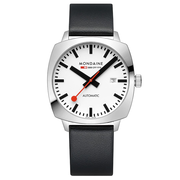 Cushion Automatic, Automatic Movement, 39mm, Black Vegan Leather