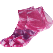 Women's Bamboo Tie Dye Ankle Socks: 2 Pairs