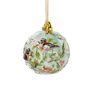 Robin Porcelain Ball Ornament