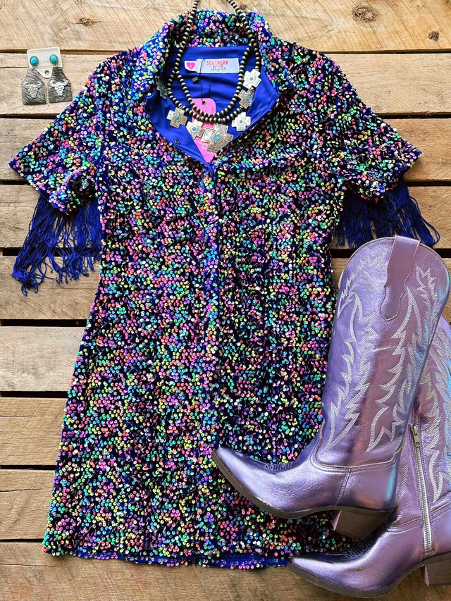 Hall Of Fame Sequin Dress