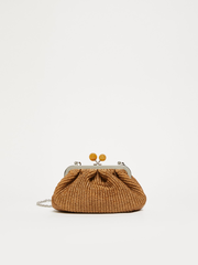Small raffia-effect Pasticcino Bag - PALMAS
