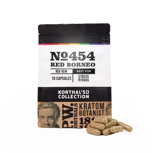 No 454 Red Borneo Kratom Capsules