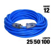 Outdoor Dual Lighted Extension Cord w/ Safety CGM