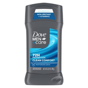 Dove Men+Care 72-Hour Moisturizing Cream Antiperspirant Stick, Clean Comfort, 2.7 oz