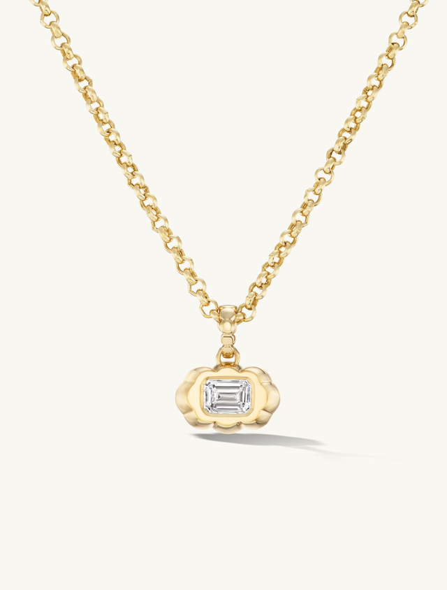 Cloud Diamond Pendant