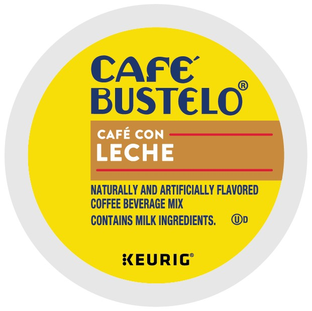 Café Bustelo, Sweet & Creamy Café CON LECHE Keurig Single Serve K-Cup Pods, 24 Count