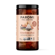 Organic Timeless Chai Black Tea, Full Leaf, in Pyramid Tea Bags