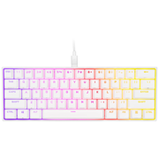 K65 RGB MINI 60% Mechanical Gaming Keyboard — CHERRY MX SPEED — White