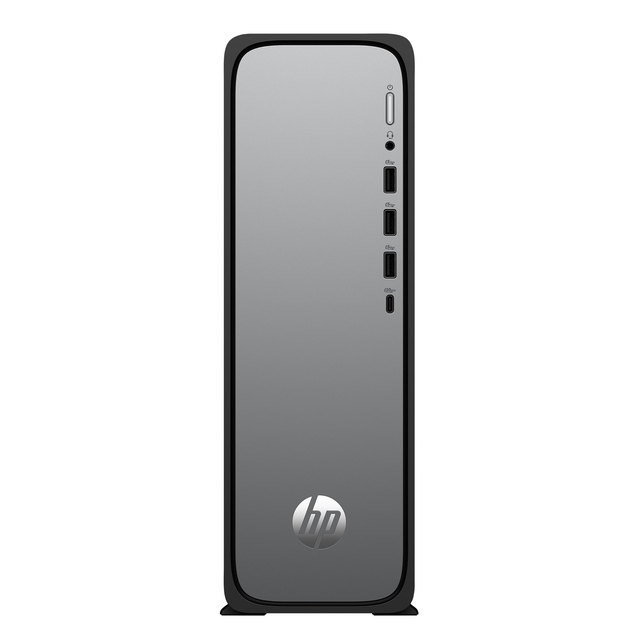 HP S03-0003W OmniDesk Slim Desktop PC i3-14100 3.5GHz Intel UHD Graphics 8GB RAM 512GB SSD Win 11 Home Meteor Silver