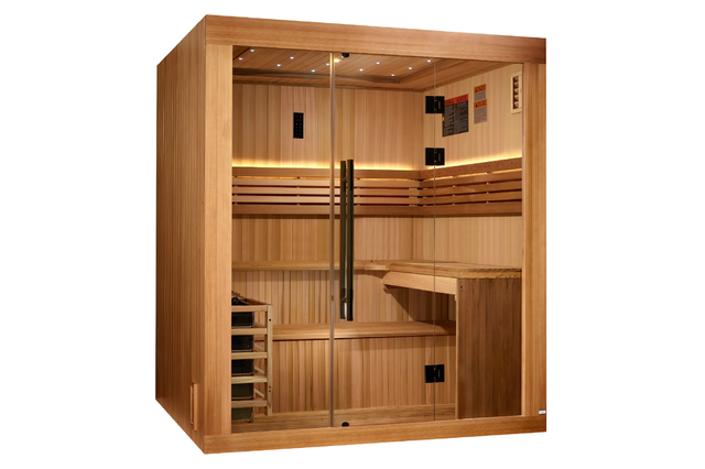 Golden Designs "Osla Edition" 6 Person Traditional Sauna (2025 Edition)