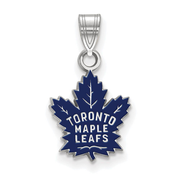 Sterling Silver NHL Toronto Maple Leafs SM Enamel Pendant