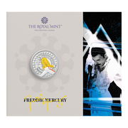 Freddie Mercury 2025 UK £5 Brilliant Uncirculated Colour Coin