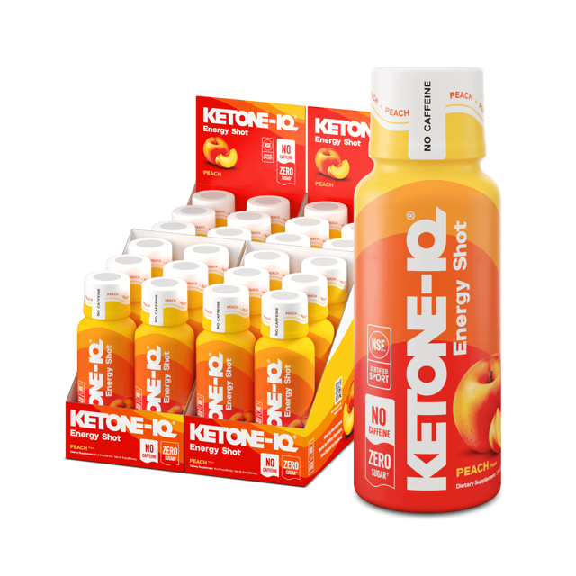 Ketone-IQ No Caffeine Shot Peach