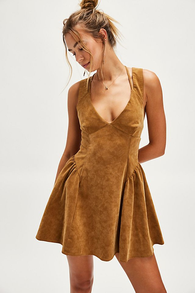 Vera Suede Mini Dress