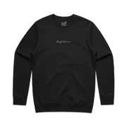 EMBLEM CREW SWEATER BLACK