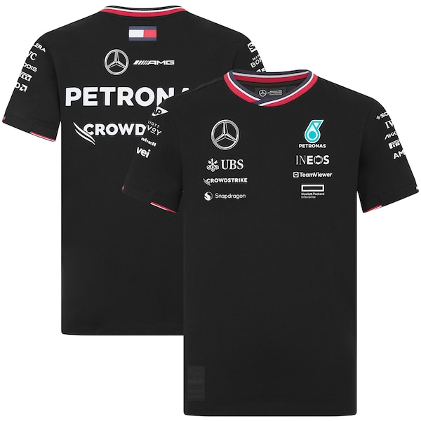 Mercedes AMG Petronas F1 2024 Team Driver T-Shirt - Black - Kids