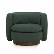 Nura Chenille Swivel Accent Chair
