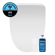 BB-1200 Elongated Bidet Toilet Seat with Bemis Living App