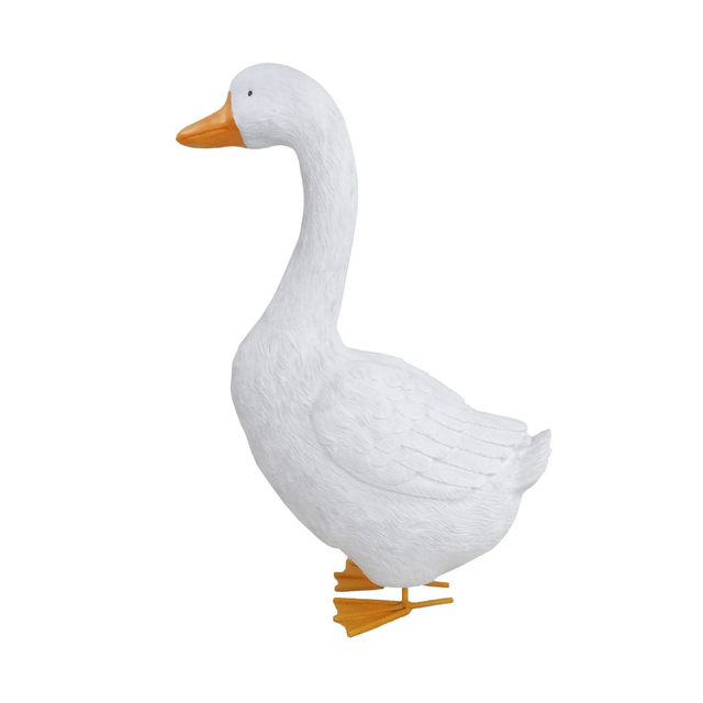 Alpine 24" MGO Goose Dress Up Statuary with 12 Christmas Outfits