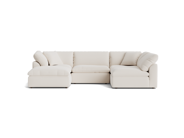 Bryant U-Sofa Bumper Sectional (5 piece)