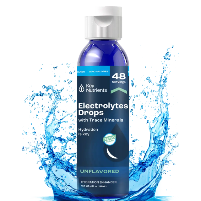 Unflavored Liquid Electrolyte Drops