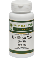 Chinese Herbs Direct, Advanced Formula He Shou Wu, 100 ct