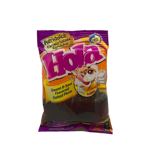 Salado Agridulce - Saladulces HOLA Lobito - Sweet and Sour Flavored Salted Plums - 3.5 oz