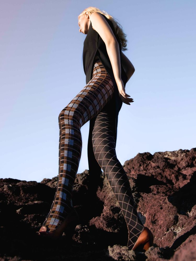 Trasparenze Botein Contrast Leg Fashion Tights