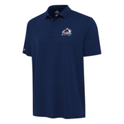 Men's Colorado Avalanche Antigua Navy Reprocess Polo