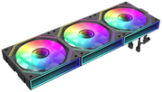 GameMax FN12A-S3I RGB 120mm Linked PC Case Fan - Triple Pack, Black