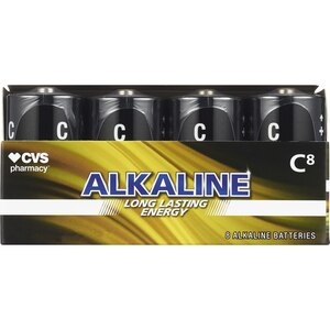 CVS C Alkaline Batteries, 8 ct