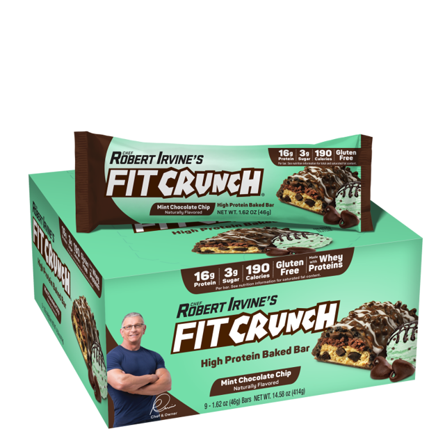 FITCRUNCH Mint Chocolate Chip (9ct Snack Size)
