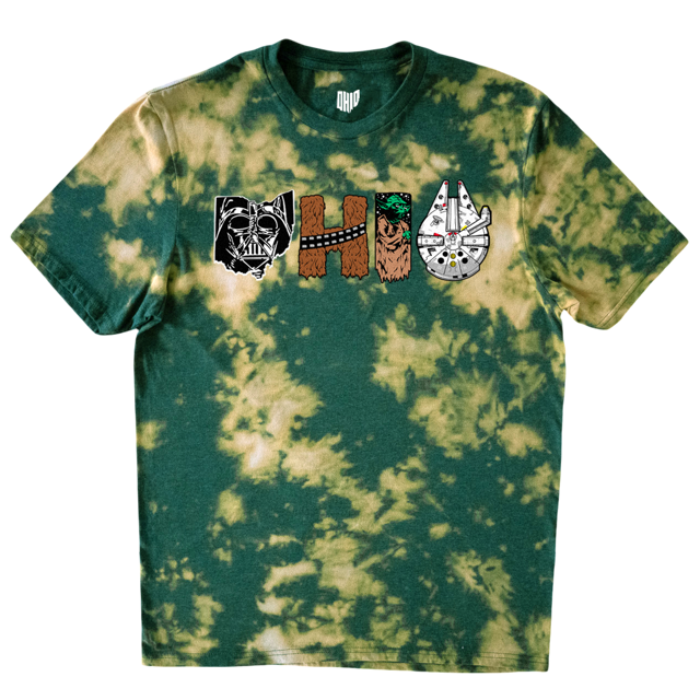 Vader T-shirt (Emerald Tie-dye)